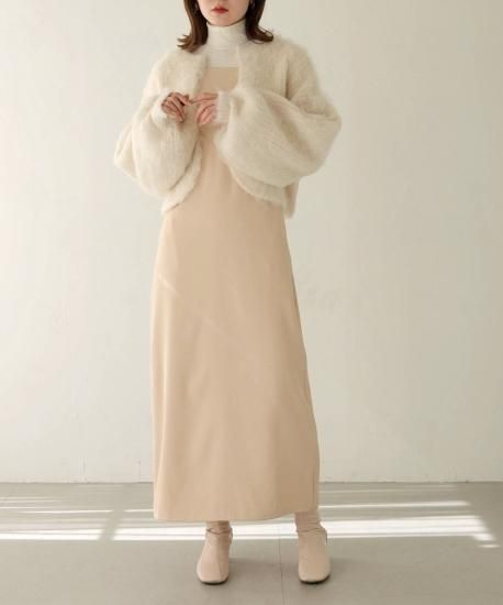 CAMI SET DRESS WITH BUSTIER/980-19620 | 着回し力抜群の