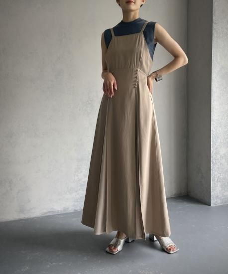 Tuck camisole dress/988-60413 - angaime
