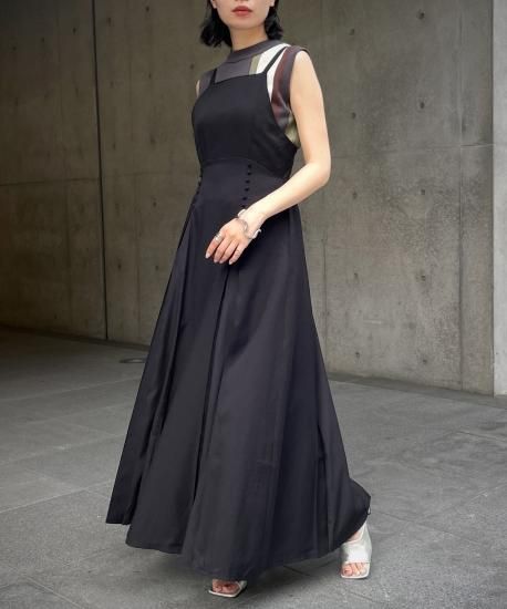 Tuck camisole dress/988-60413 - angaime