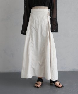 &g'aimeWASHER NYLONMIX FLARE SKIRT/988-64602