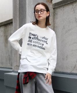 UNIT CHESTlong sleeve T-shirt/Colorful Weaving by ayumin/FiberArt/980-22916