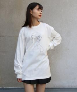 UNIT CHEST long sleeve T-shirt/ the girl by Ayumi Takamoto/980-22917