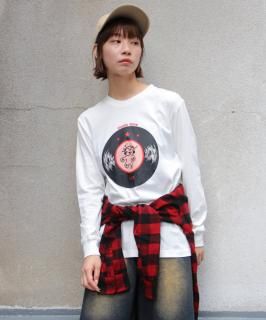 UNIT CHEST long sleeve T-shirt/OIF designer eggs   Record by KOTONA TATEISHIi/980-22910