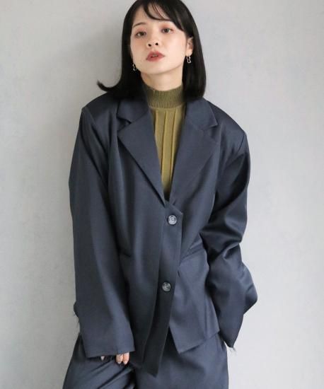 cheriellaۥåȥեȥ꡼롼㥱å CUTOFF ASYMMETRY LOOSE JACKET/980-32701