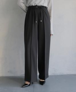 &g'aimeۥ󥿡ץ쥹磻ɥѥġCenter press wide pants/940-66600