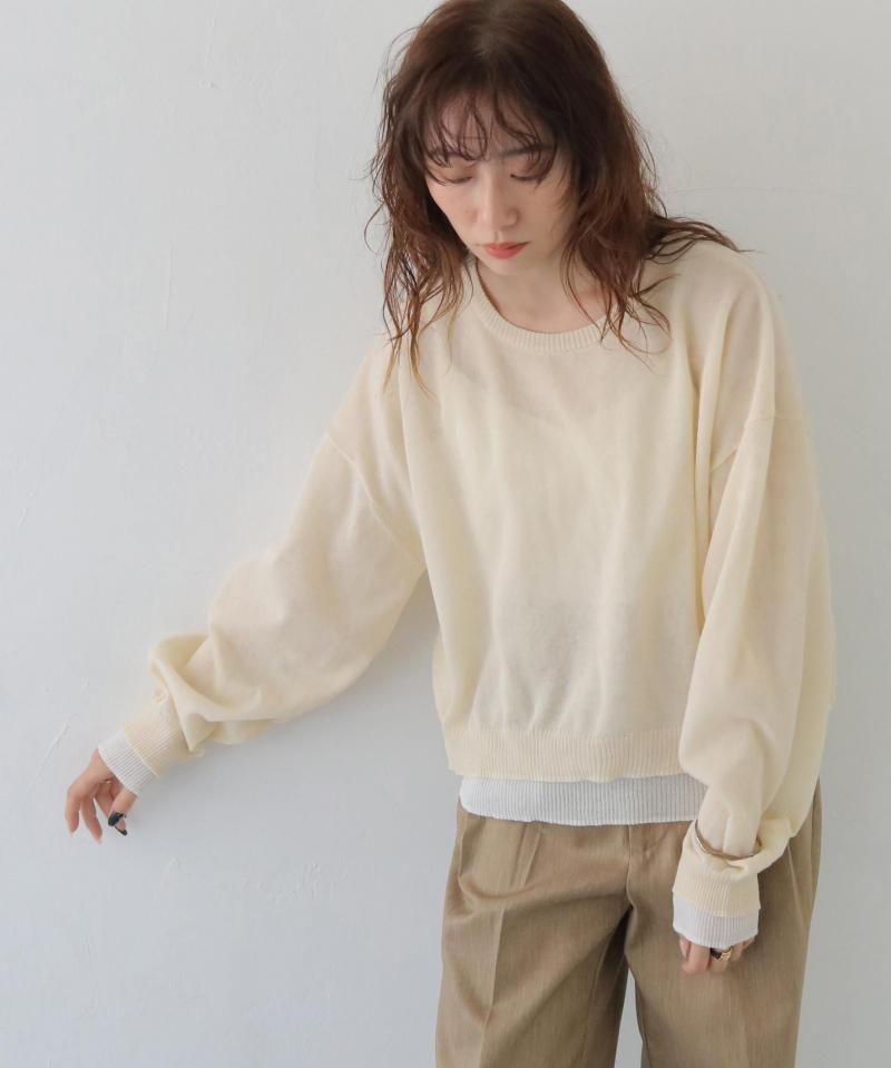 CLEIOSHEER LAYERED PULLOVER/986-14603