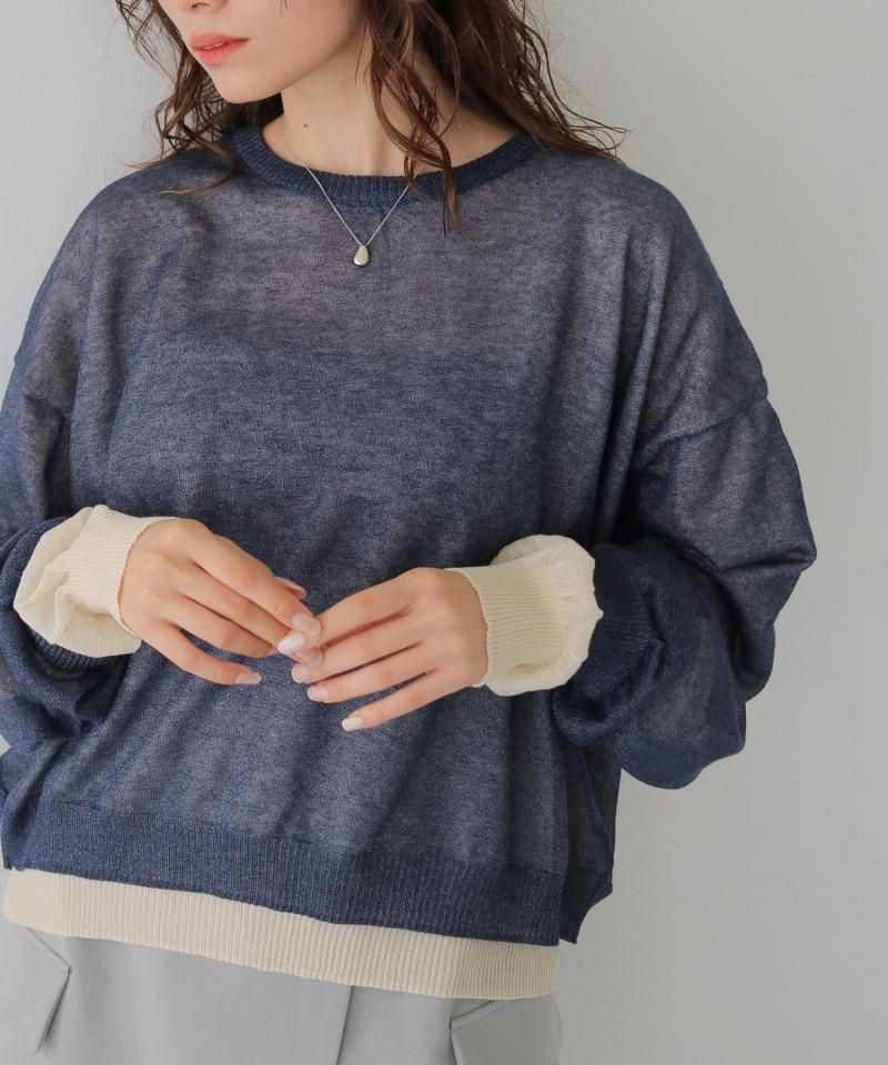 CLEIOSHEER LAYERED PULLOVER/986-14603