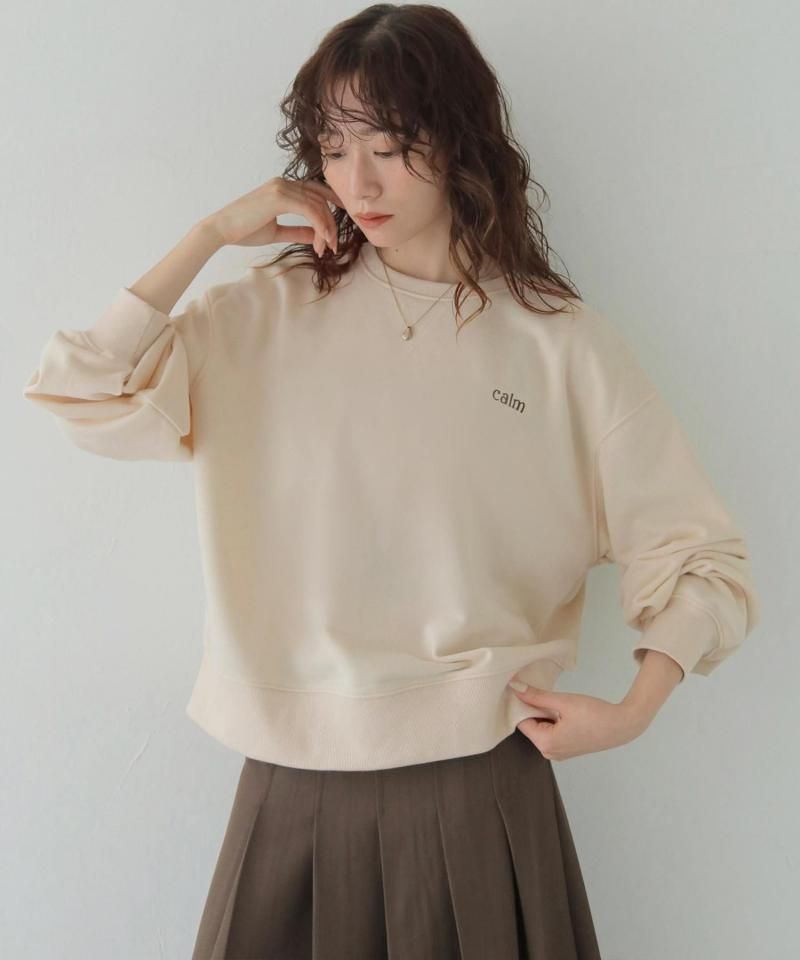 CLEIOOVERSIZED EMBROIDERED SWEATSHIRT/980-14604