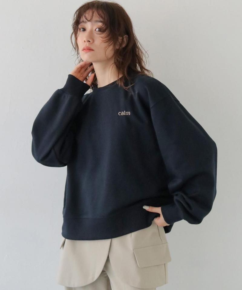 CLEIOOVERSIZED EMBROIDERED SWEATSHIRT/980-14604