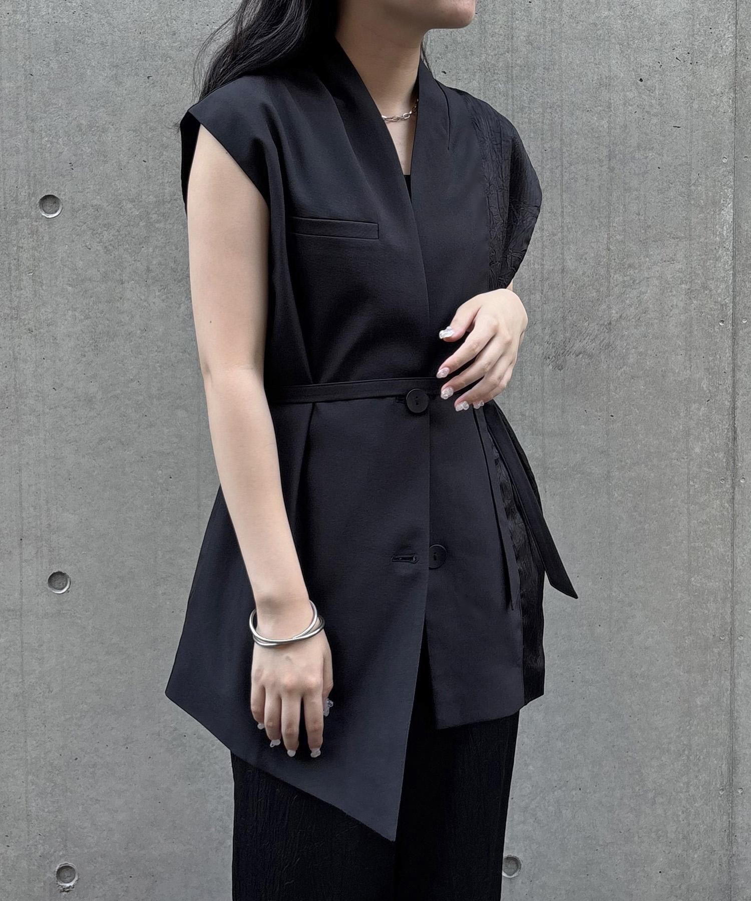 ベスト・リミックス WEB限定】MEN ハイブリッドニットベスト ブラック