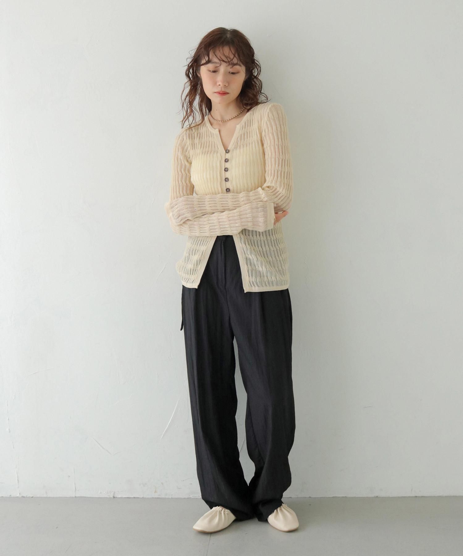 L'Appartement linen knitピスタチオグリーン DAISY LIN | Official website and Online Boutique / しっとり