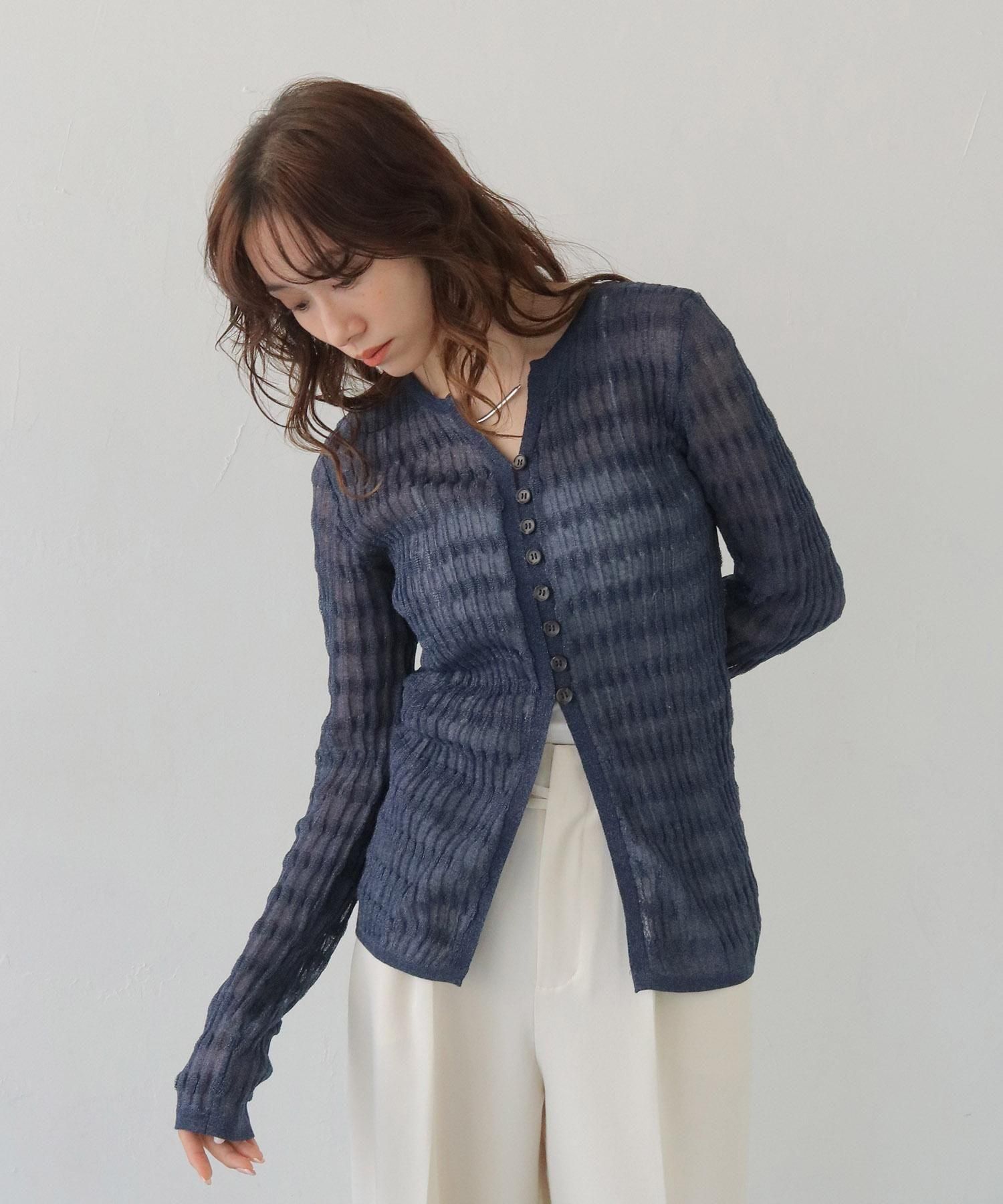 CLEIO シアーニットカーディガン | 986-14611 - unit lab - 公式