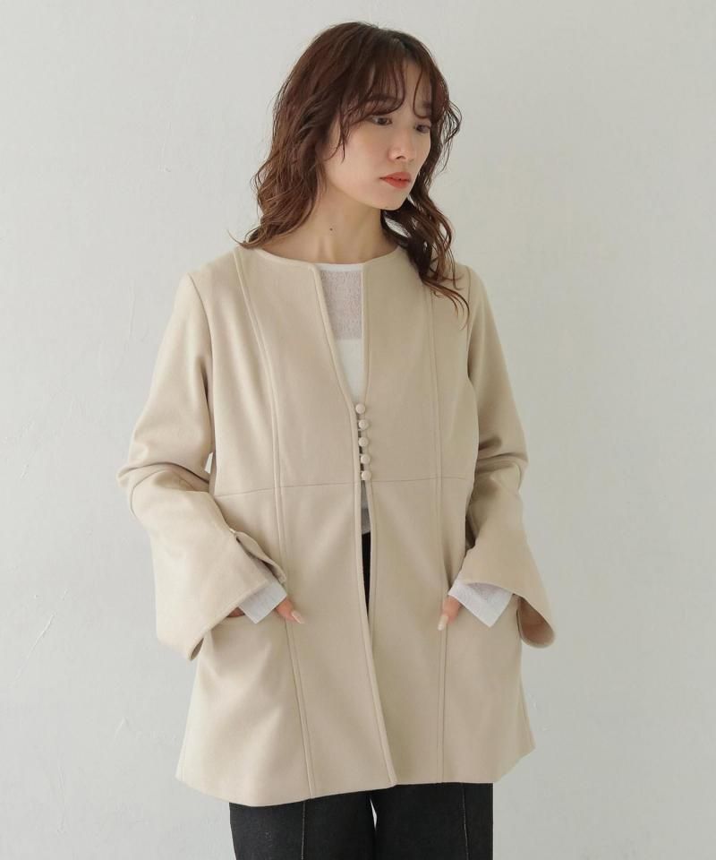 <img class='new_mark_img1' src='https://img.shop-pro.jp/img/new/icons14.gif' style='border:none;display:inline;margin:0px;padding:0px;width:auto;' />CLEIOWAIST SHAPE DESIGN COAT/942-14606
