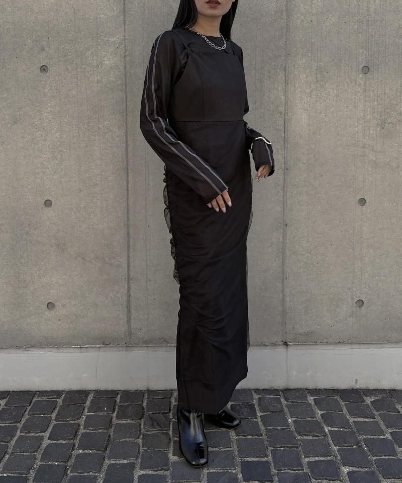 <img class='new_mark_img1' src='https://img.shop-pro.jp/img/new/icons14.gif' style='border:none;display:inline;margin:0px;padding:0px;width:auto;' />&'aime  塼쥤䡼OP Tulle Layered Dress/293-67404