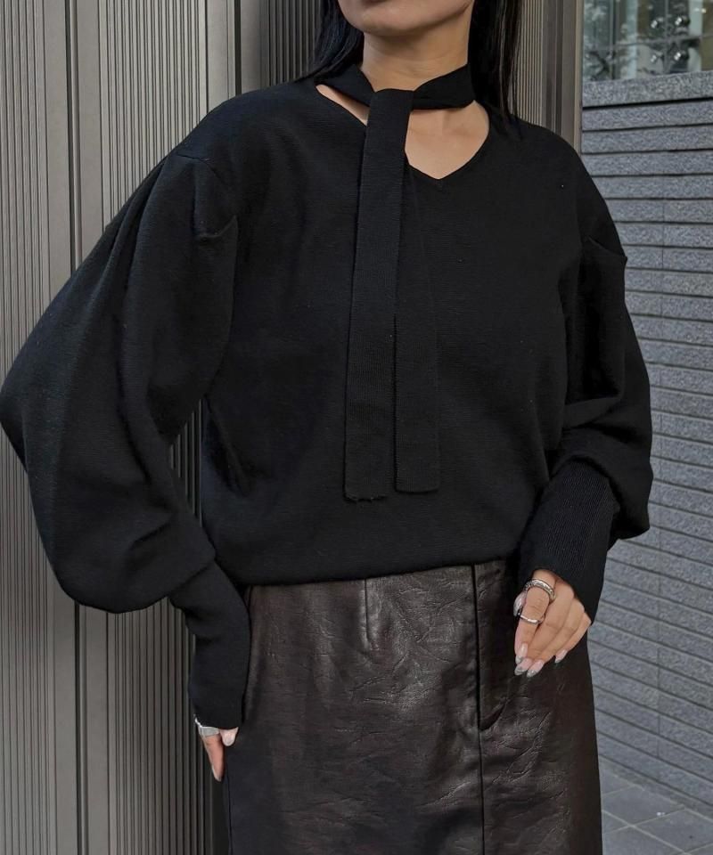 <img class='new_mark_img1' src='https://img.shop-pro.jp/img/new/icons14.gif' style='border:none;display:inline;margin:0px;padding:0px;width:auto;' />&'aime  硼դ˥å CHOKER NECK KNIT/986-67012