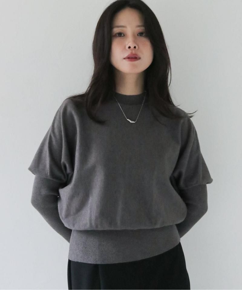 <img class='new_mark_img1' src='https://img.shop-pro.jp/img/new/icons14.gif' style='border:none;display:inline;margin:0px;padding:0px;width:auto;' />10OFFۡHERCLOSETۥɥޥ󥹥꡼֥˥åȥȥåץ  DOLMAN SLEEVE KNIT/986-14706