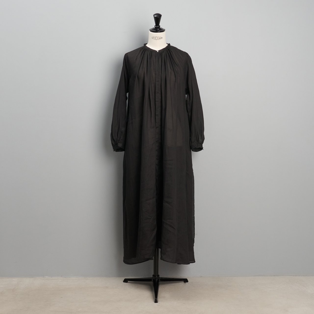 suzuki takayuki <BR>flared dress<BR>black