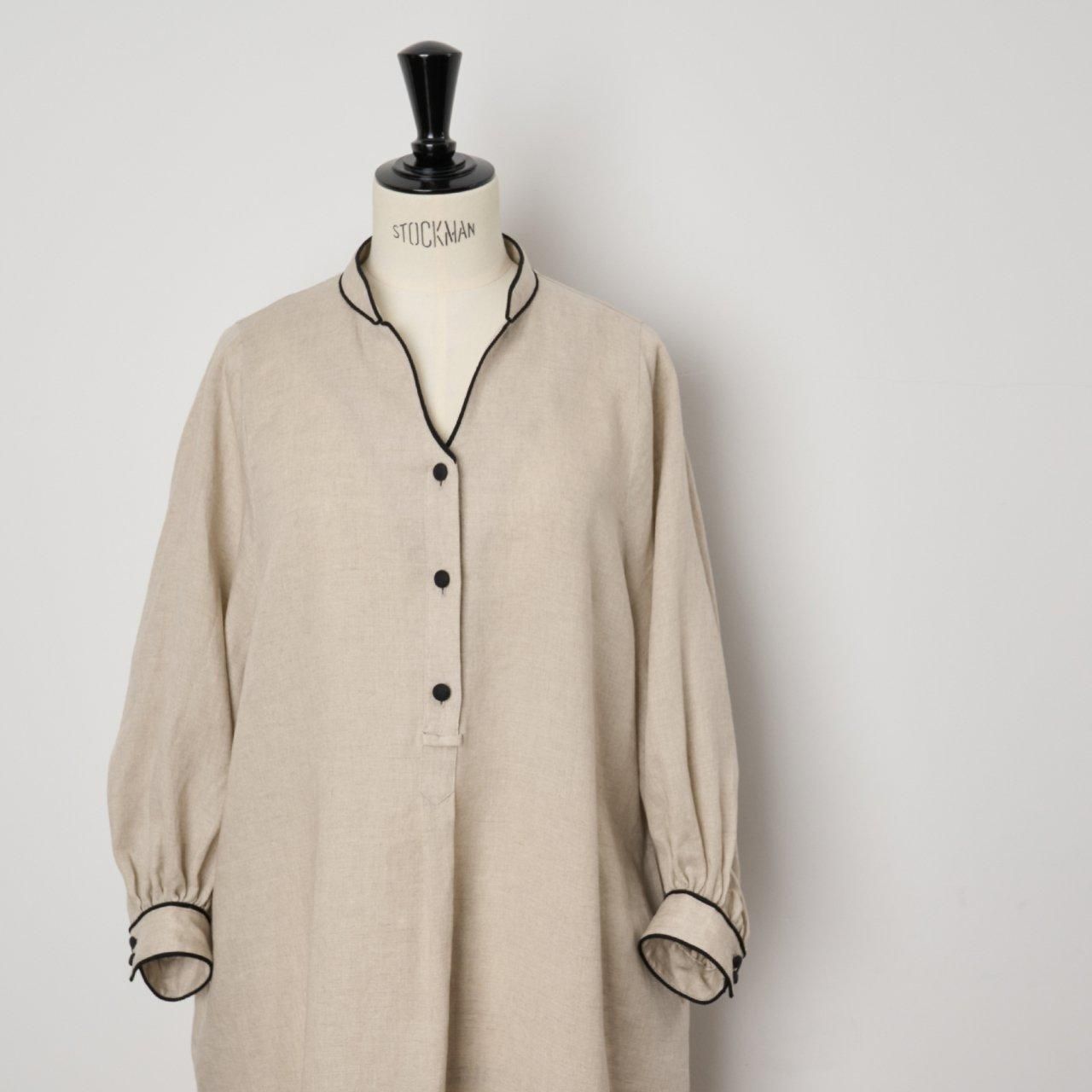 Pale Juteリネンワンピース アンティークローズ