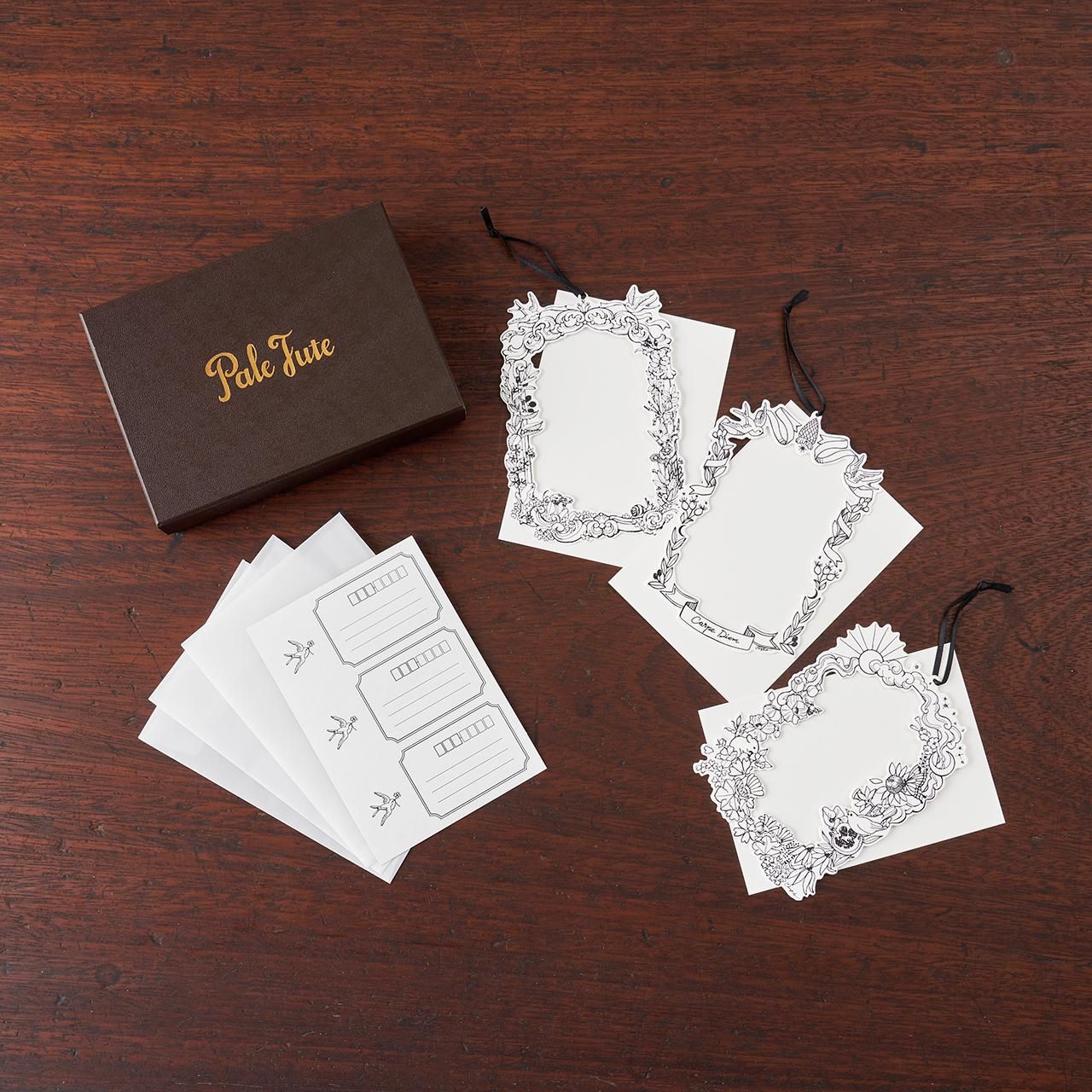 PaleJutePale Jute × Chizu Kobayashi Flame ornament letter set