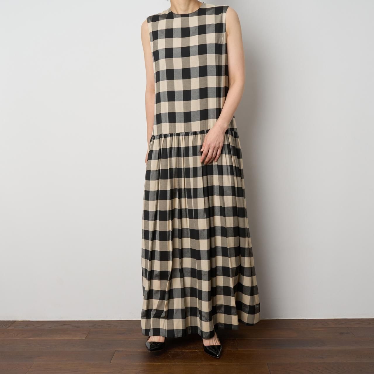 Pale Jute ブルーワンピース Pale Jute Petal frill one-pieceblue - Pale Jute