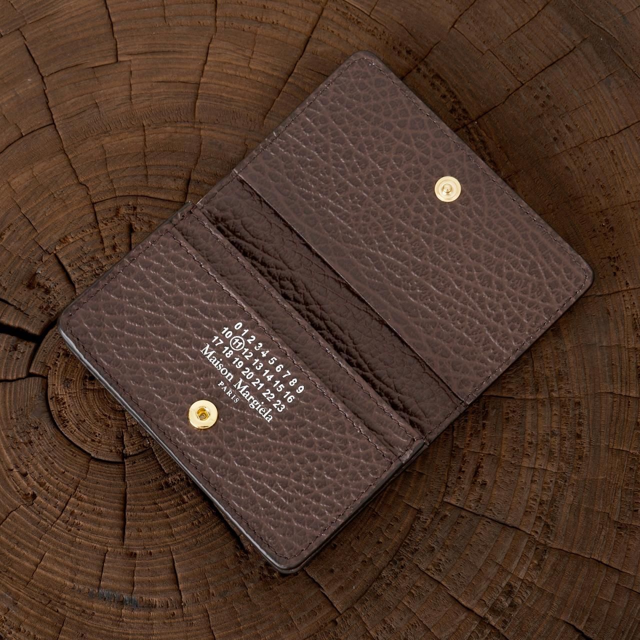 希少 レア Maison Martin Margiela 木製カードケース Maison Margiela PARIS カードケースWalnut - Pale Jute