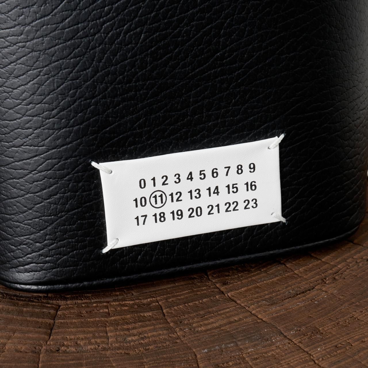 Maison Margiela PARIS FEMME 5ACバケットバッグBlack - Pale Jute