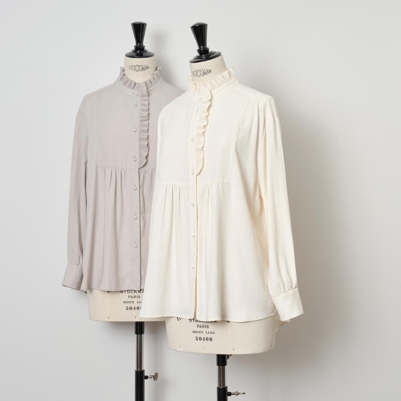 PaleJutePleated blouse sophievanilla white - Pale Jute PaleJutePleated blouse sophievanilla white - Pale Jute