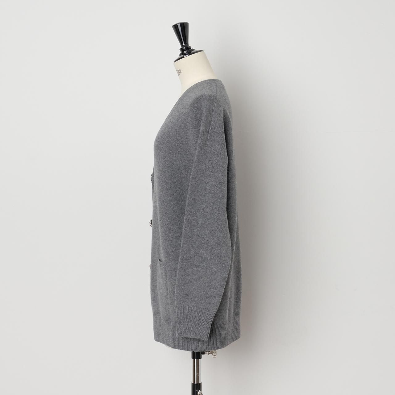 Pale JuteBijou Bouton Cardigangray - Pale Jute Pale JuteBijou Bouton Cardigangray - Pale Jute