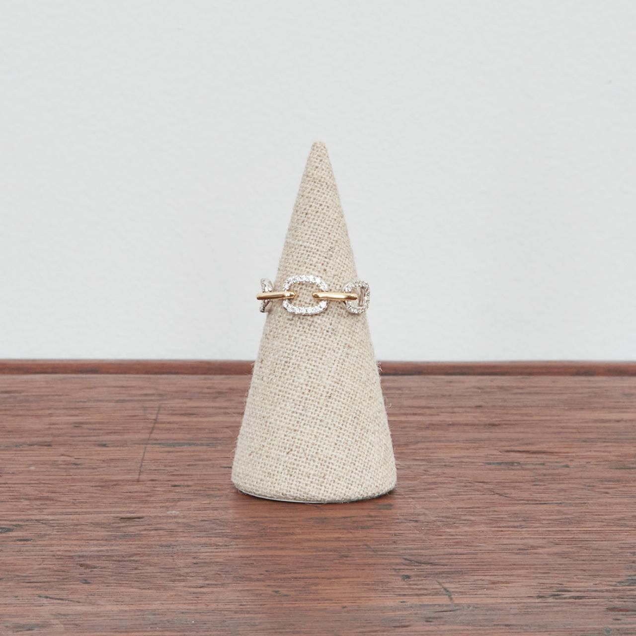 Pale Jutechain ring - Pale Jute Pale Jutechain ring - Pale Jute