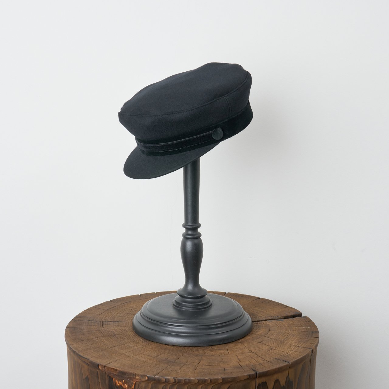 Saravah Hat<BR>Pale Jute  Saravah Hat<BR>marine cap<BR>Black
