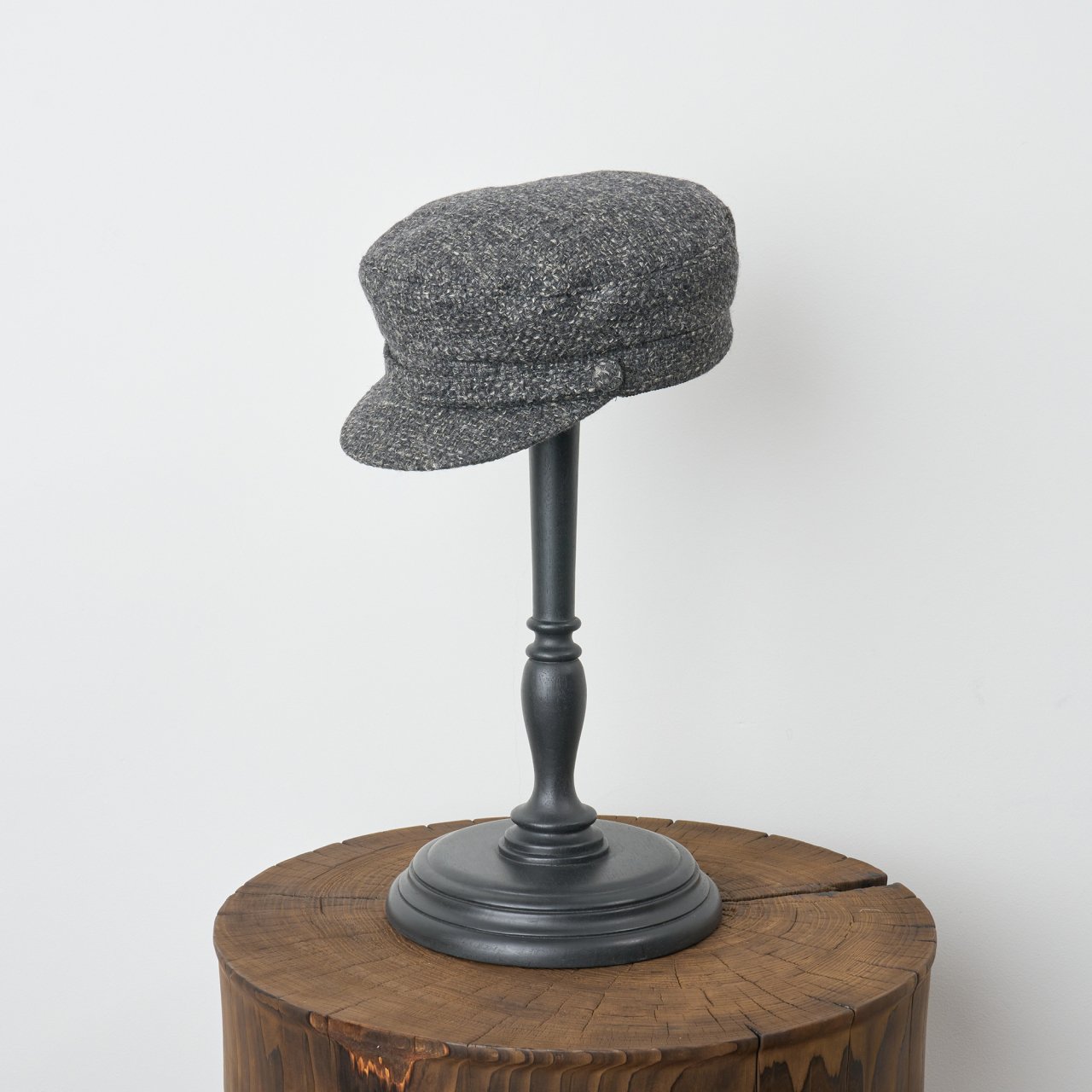 Saravah Hat<BR>Pale Jute × Saravah Hat<BR>marine cap<BR>Tweed Black