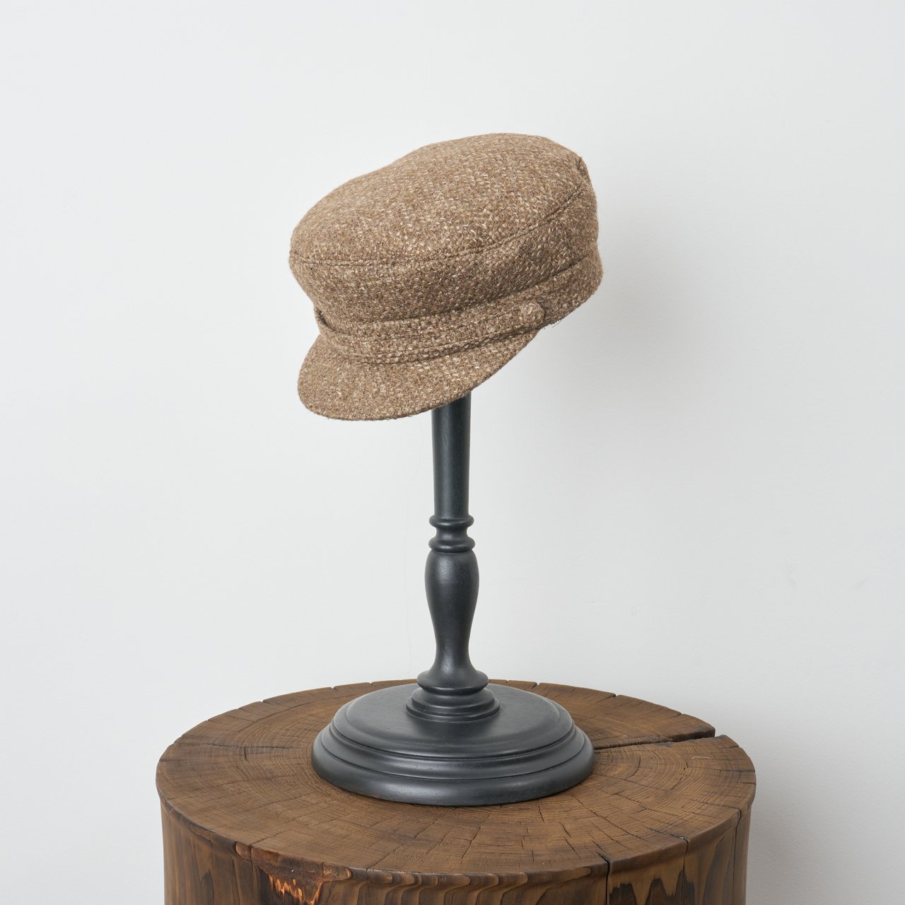 Saravah Hat<BR>Pale Jute × Saravah Hat<BR>marine cap<BR>Tweed Beige