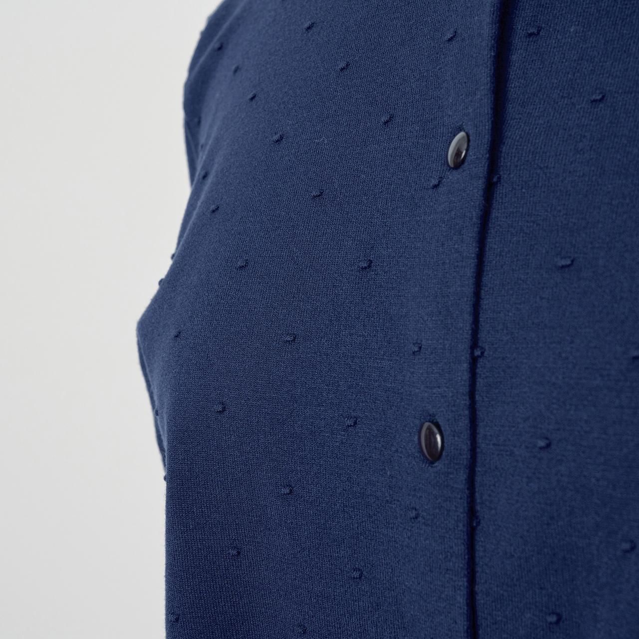 Pale Jute dots knit CDNAVY × WHITE - Pale Jute