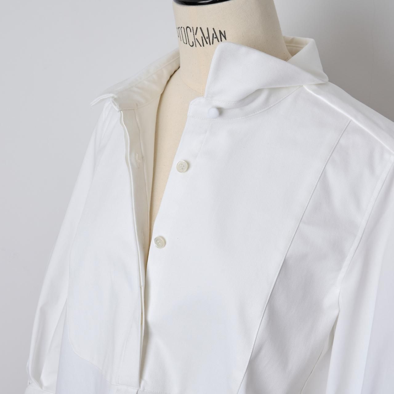 2023渋谷ペールジュート購入現在販売中美品 Whit round collar Pale Jute White round collar shirtwhite - Pale Jute