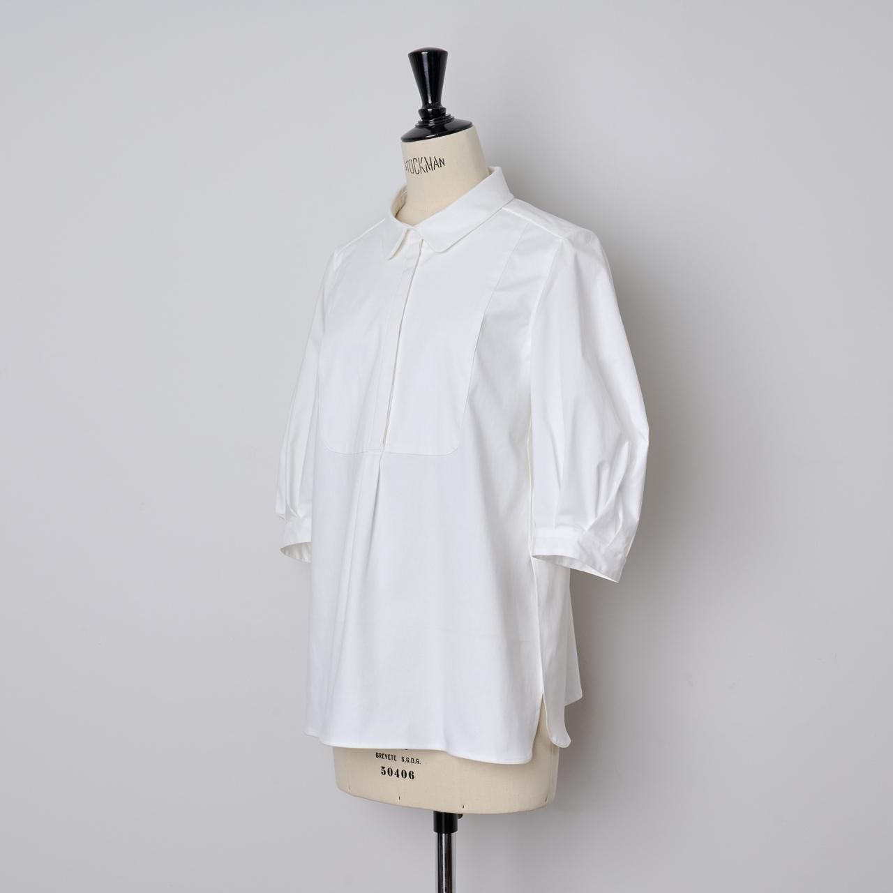 2023渋谷ペールジュート購入現在販売中美品 Whit round collar Pale Jute White round collar shirtwhite - Pale Jute
