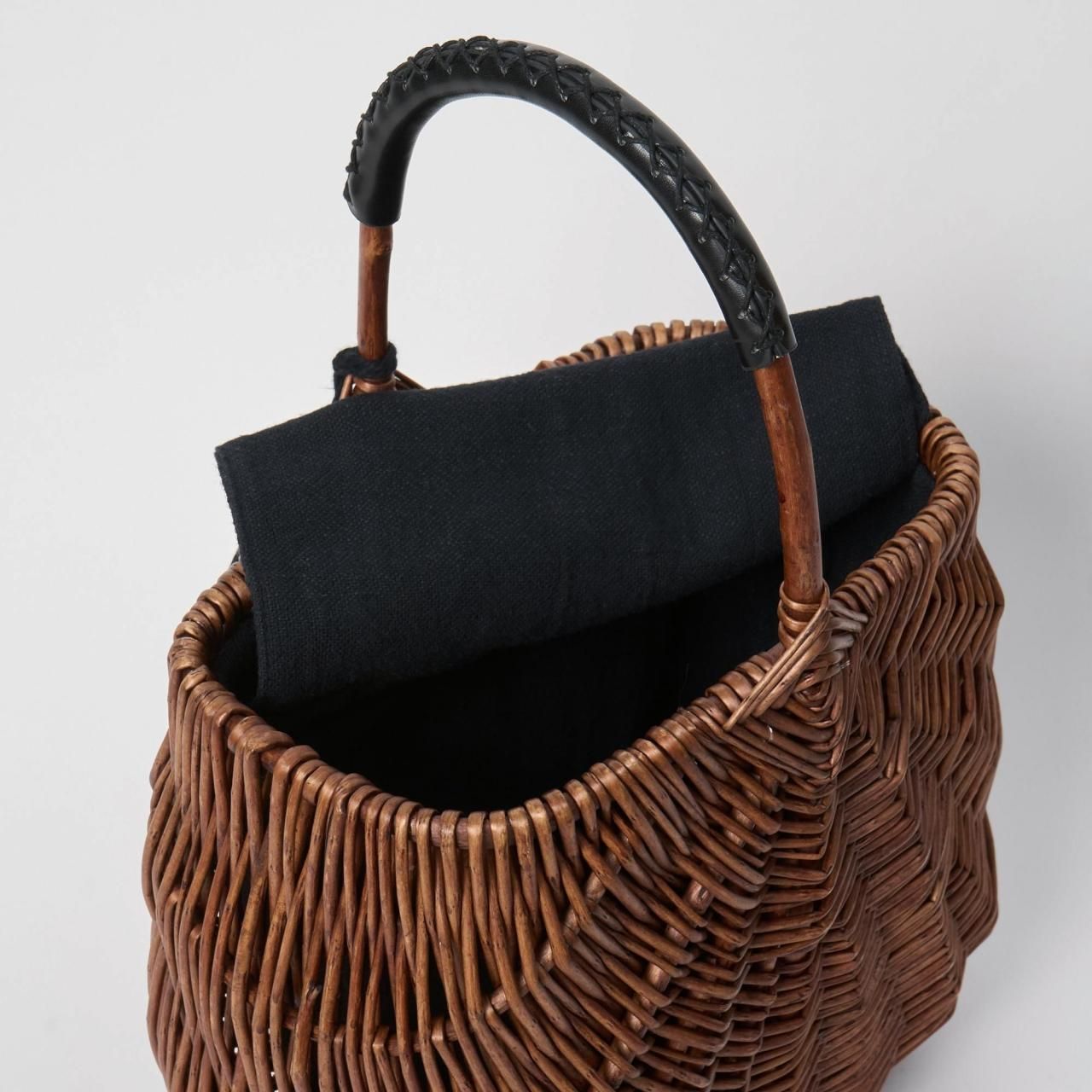 Pale Juteweekend basket - Pale Jute