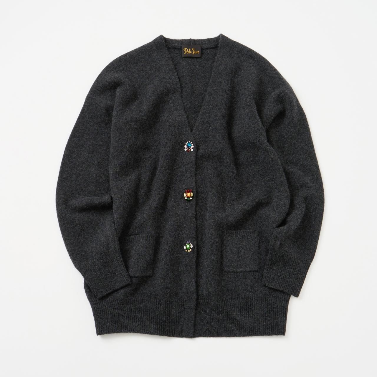 Pale Jute(ペール ジュート)のClassical lace knit cardigan II