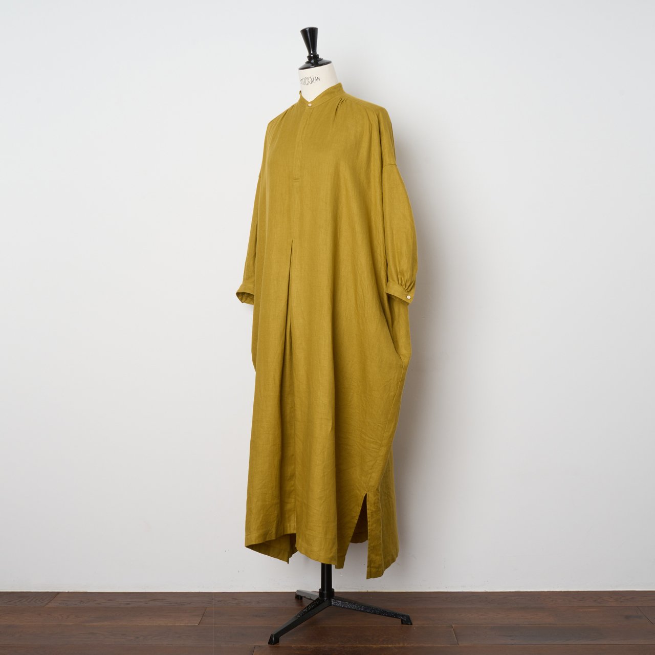 suzuki takayuki<BR>peasant dress<BR>mustard