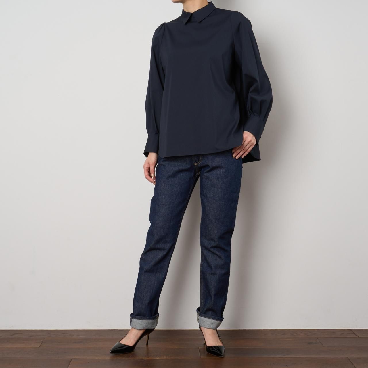 ペールジュート　ブラウス PaleJutePleated blouse sophievanilla white - Pale Jute