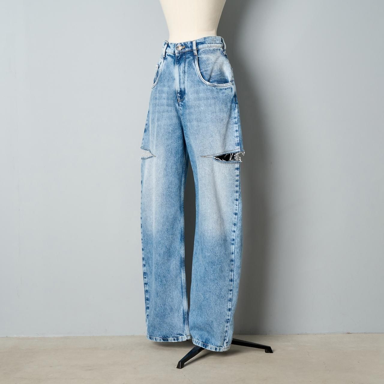 Maison Margiela PARIS デニムジーンズスラッシュディテール