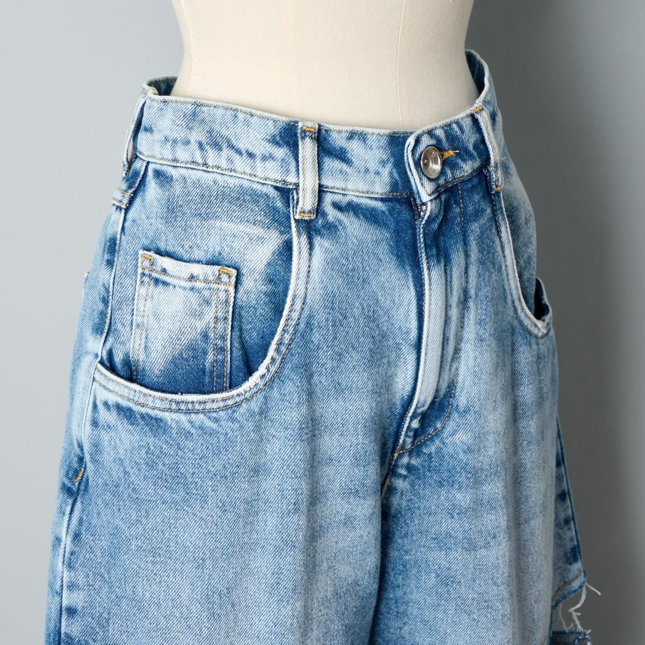 Maison Margiela デニムジーンズ スラッシュディテール サイズ40