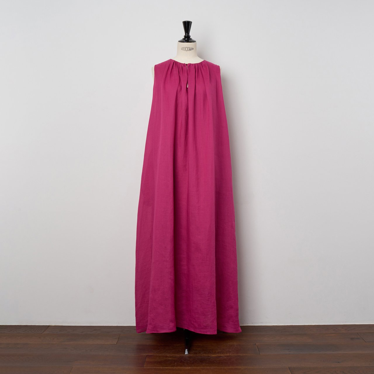 Pale Jute × MARIKO HIRASAWA<BR>Linen Dress <BR>pink･sage･white･black