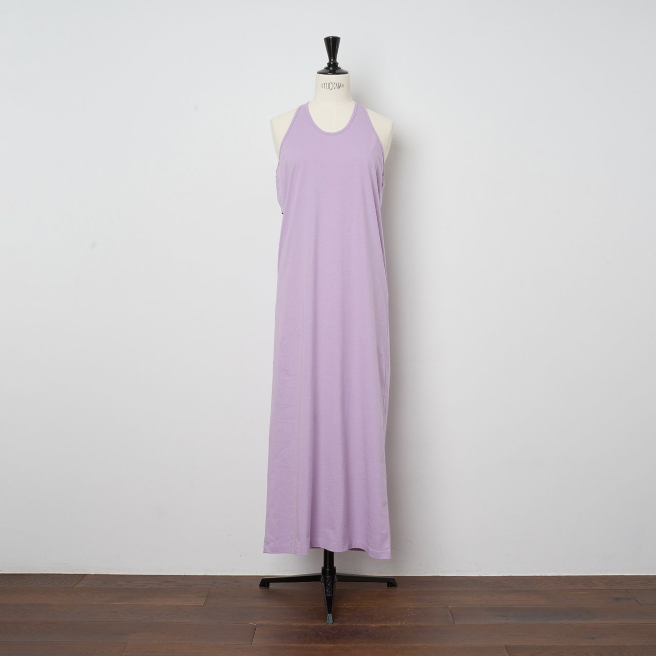 pelleq<BR>back open sleeveless dress T<BR>lavender