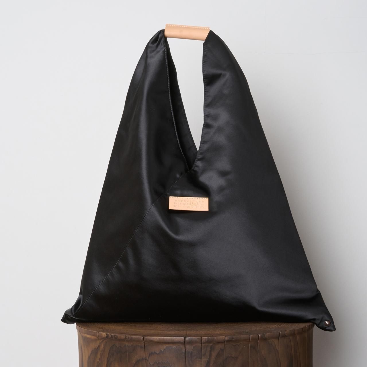 MM6 Maison Margiela ジャパニーズバッグブラック - Pale Jute MM6 Maison Margiela ジャパニーズバッグブラック - Pale Jute