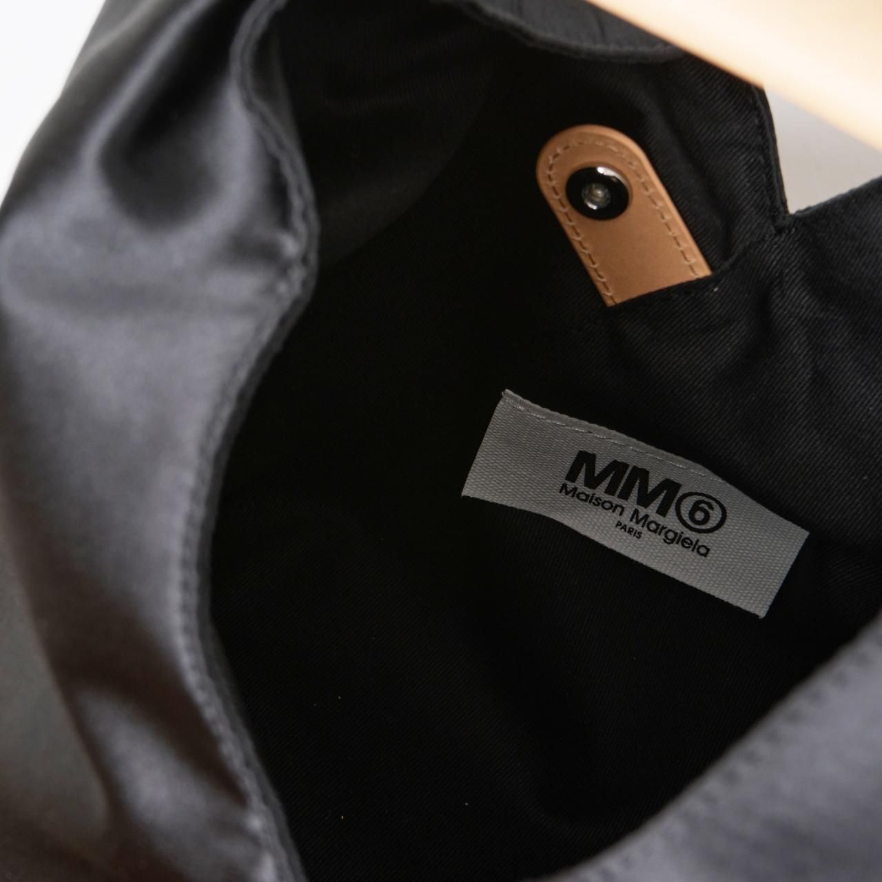 MM6 Maison Margiela ジャパニーズバッグ スモールブラック - Pale Jute