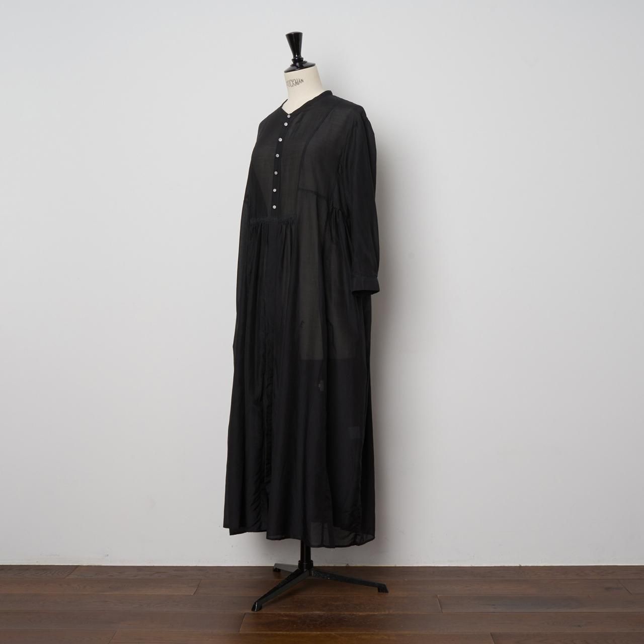 suzuki takayukigathered dress - Pale Jute