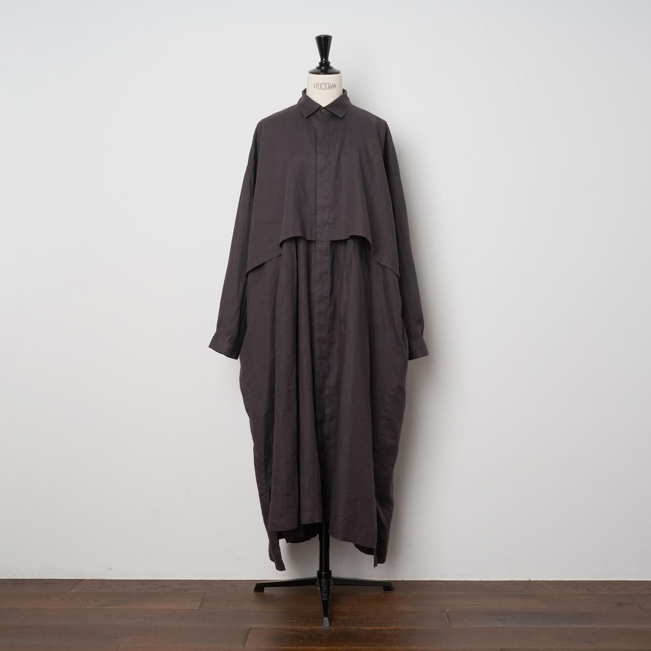 suzuki takayuki<BR> shirt coat<BR>twilight grey