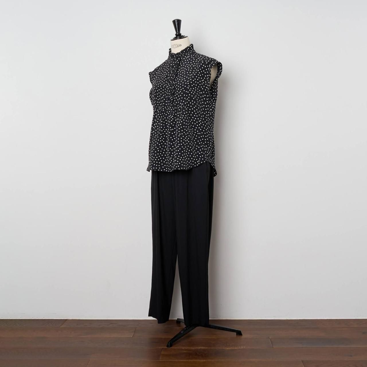 Pale Juteドットブラウス SINMEドットBDブラウス - Pale Jute