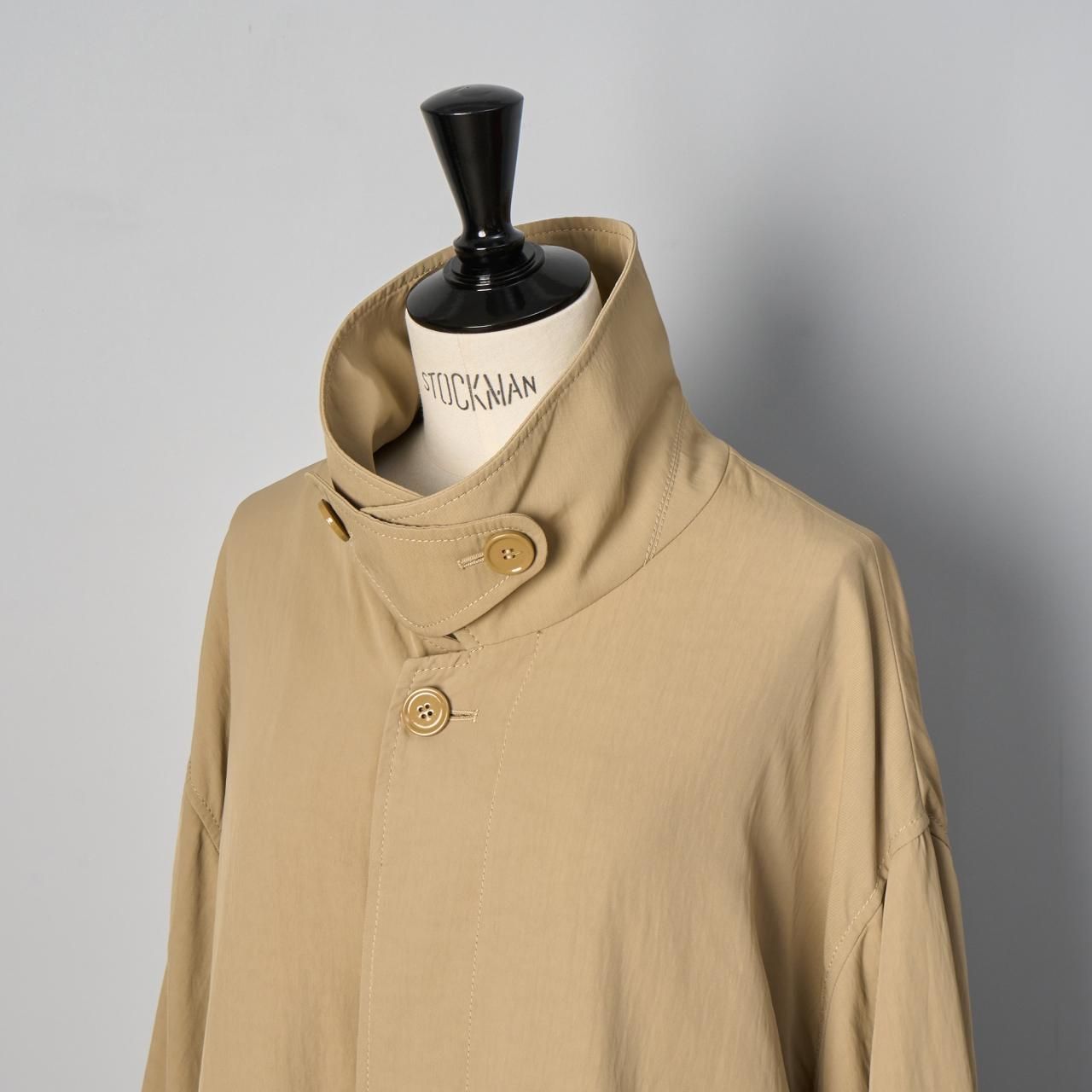 MM6 Maison Margielaトレンチコートベージュ - Pale Jute