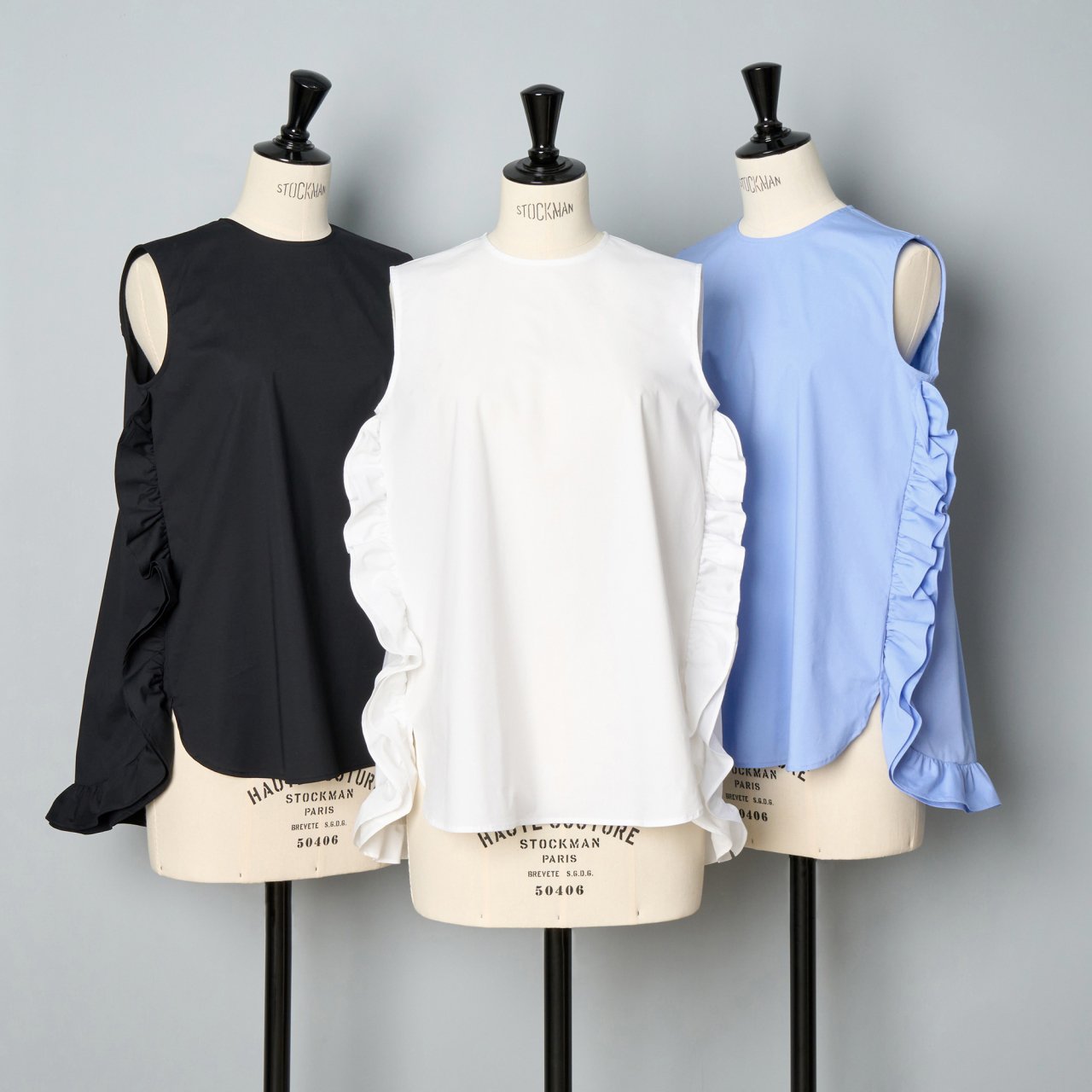 Pale Jute<BR>sleeveless tops<BR>Sabrina